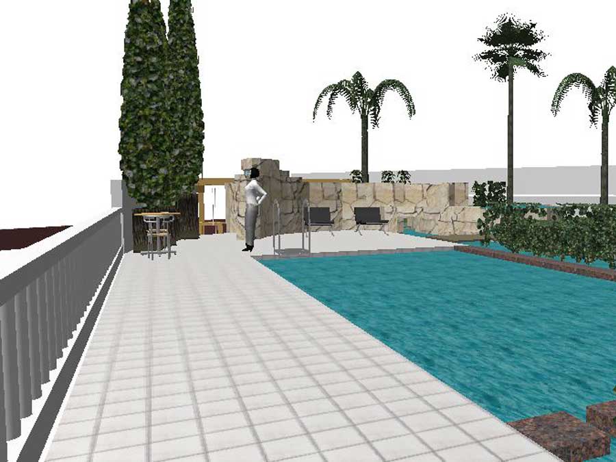 Diseño virtual piscina