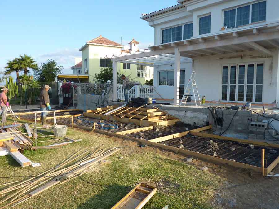Proceso remodelacion terraza